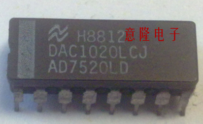 DAC1020LCJ AD7520LD   （实物图） 保证质量