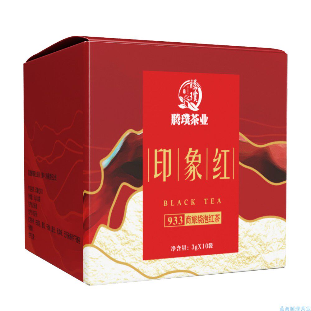 云南红茶腾璞印象火山红933商旅袋泡滇红茶果香花香腾冲红茶