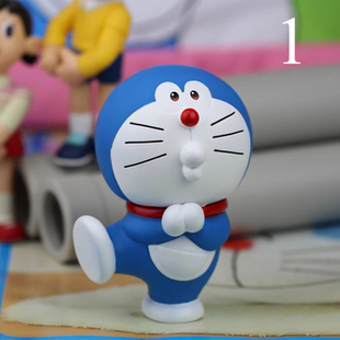 饰品 大号叮当猫手办哆啦A梦盲盒公仔汽车摆件车内饰品生日蛋糕装