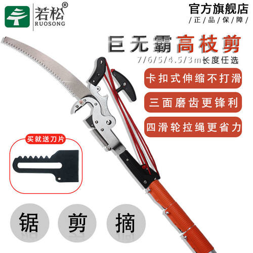 高枝剪伸缩园林果树工具