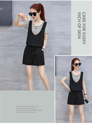 新款夏季女装运动服套装女夏天气质休闲时尚限时特价