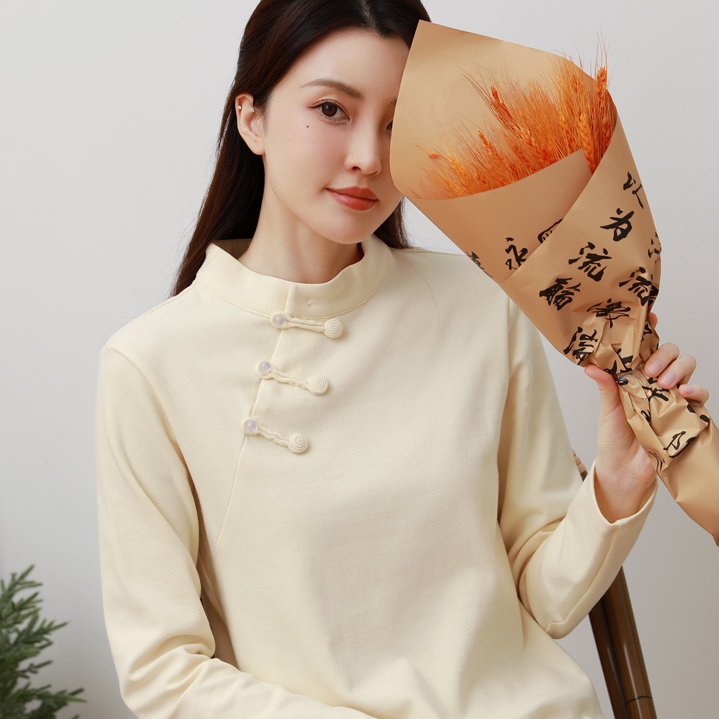 长袖t恤新中式女装秋冬上衣