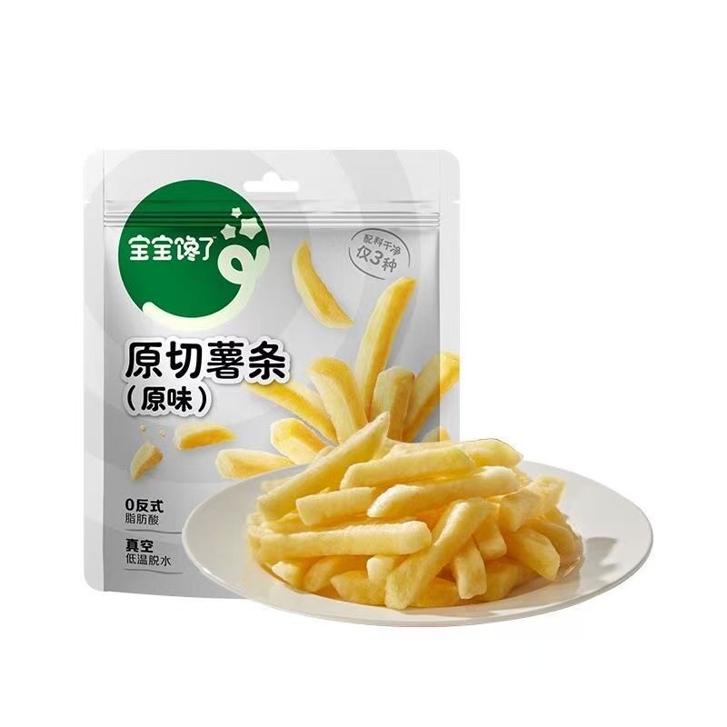 宝宝馋了原切薯条100g儿童零食饼干香脆可口独立包装图片
