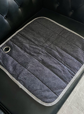 出口订单 大号纯棉牛仔布方形打孔坐垫沙发垫60*60cm