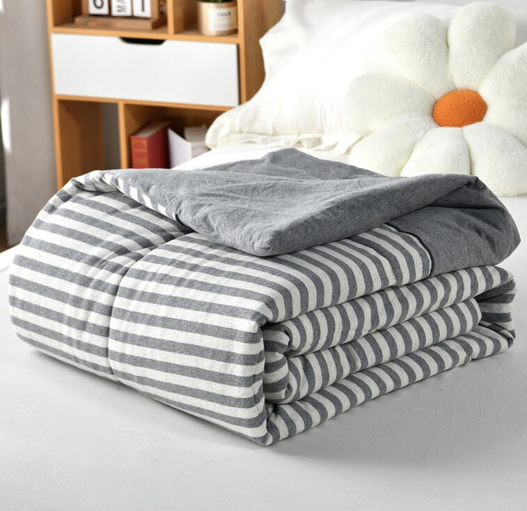 A类纯棉天竺棉被子日式可机洗