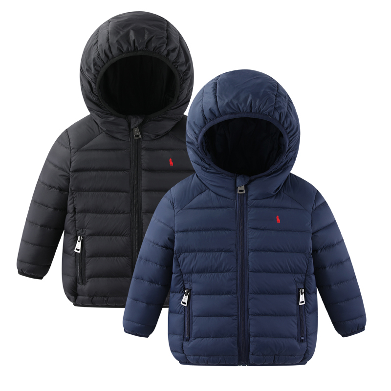 RL110男女童轻便羽绒 拉链开衫连帽外套 秋冬上衣