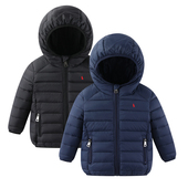 连帽外套 RL110男女童小马轻便羽绒 拉链开衫 秋冬上衣轻薄