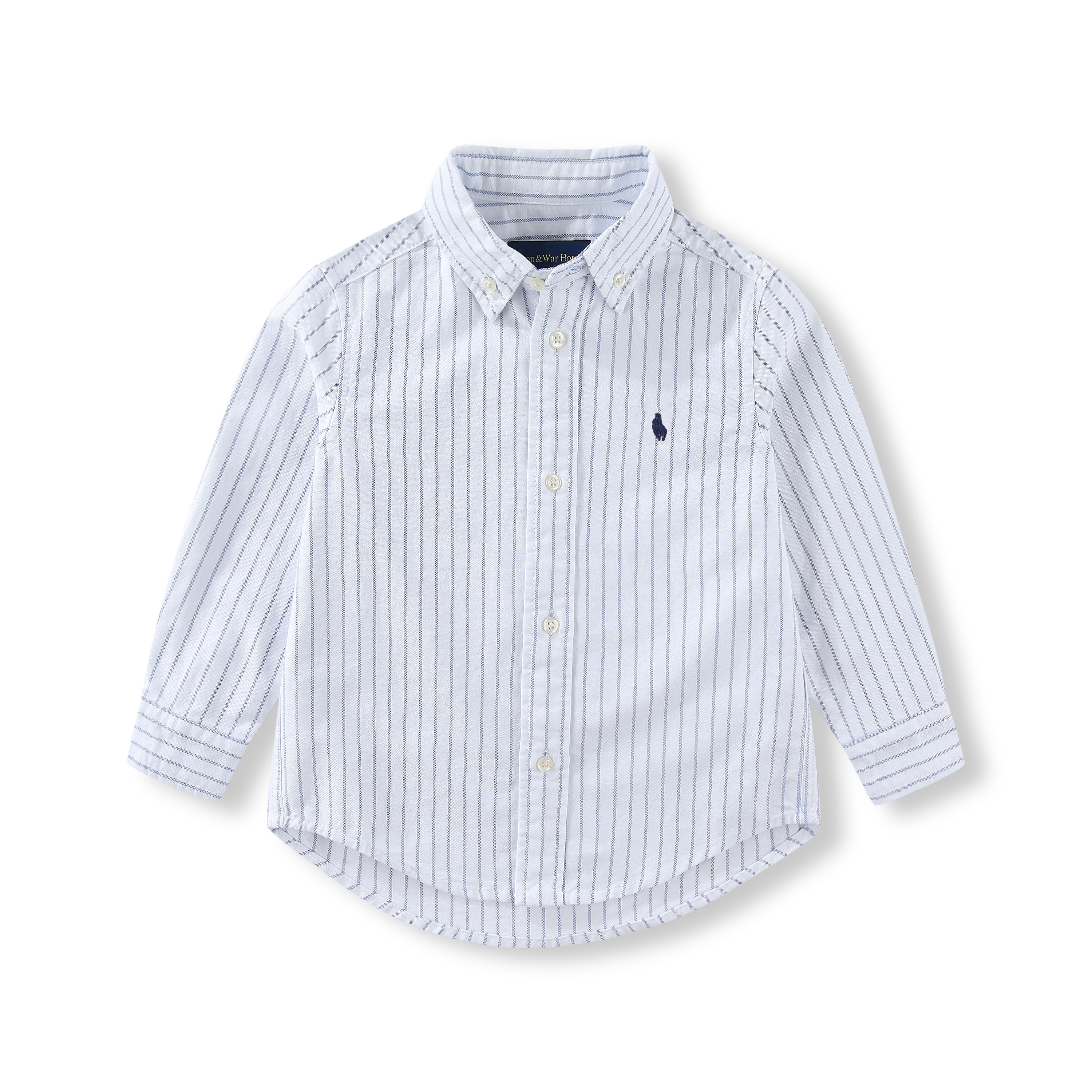 RL055-3男女童牛津纺纯棉薄款衬衣儿童衬衫春秋中大童