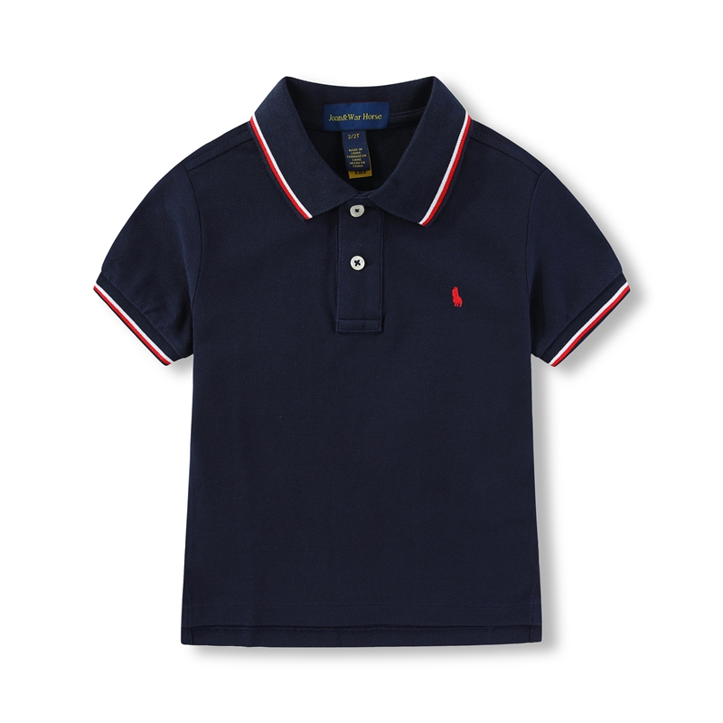 RL078男装短袖 珠地棉 小马夏装新款经典翻领