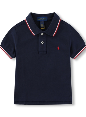 RL078男装短袖 珠地棉 小马夏装新款经典翻领