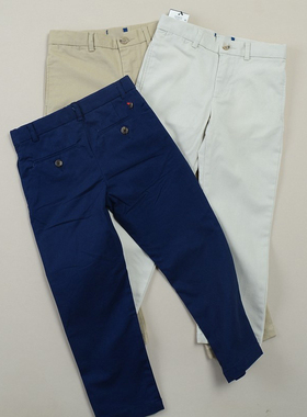 RL012男女童春秋休闲长裤 纯棉裤子中大童90-130