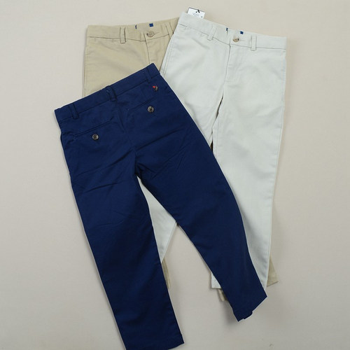 RL012男女童春秋休闲长裤 纯棉裤子中大童90-130