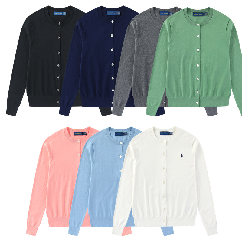 026 细线圆领长袖针织衫毛衣外套女修身显瘦开衫打底衫