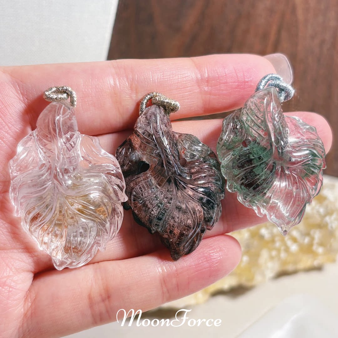 【好运金鱼】天然红绿幽灵金鱼吊颈饰