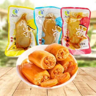 仁达带籽鱿鱼仔原味香辣烧烤味真空小包装称重小吃即食海味零食