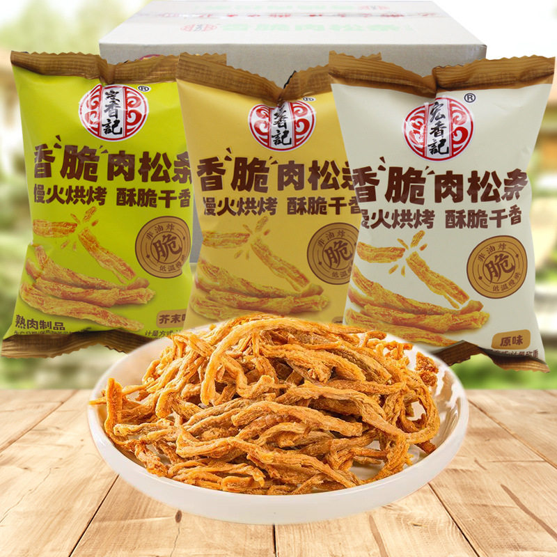 宏香记香脆肉松条芝士芥末原味