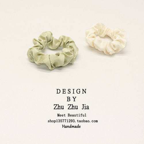 小肠圈发圈简约法式缎面女百搭高级感扎头发皮筋新款网红发绳头绳