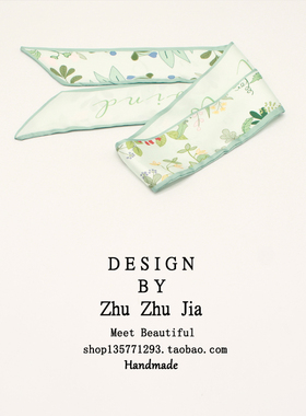 缎面蝴蝶结丝巾发带女绑发丝带