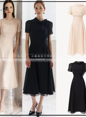 26春韩国设计师品牌BAU by Bride And You新3月蝴蝶结连衣裙
