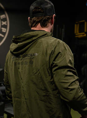 GBRS Group Instructor 周年纪念版军绿色半拉链防风超薄防晒风衣