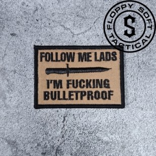 Proof Bullet 防弹士气章军迷贴章臂章FOG爱用 软趴趴复刻