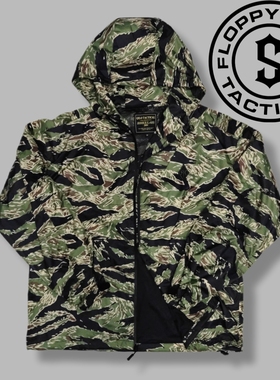 【软趴趴特典】QILO x SC.IRREGULARS  Gen.III防水风衣 绿虎配色