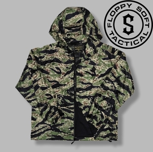 【软趴趴特典】QILO x SC.IRREGULARS  Gen.III防水风衣 绿虎配色