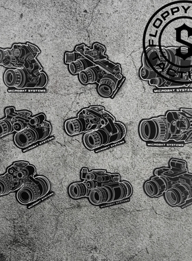 【软趴趴复刻】MICROBAT NVD DECAL贴纸PVS14 PVS31 GPVNG18 RNVG