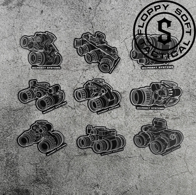 【软趴趴复刻】MICROBAT NVD DECAL贴纸PVS14 PVS31 GPVNG18 RNVG