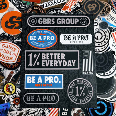 【软趴趴复刻】GBRS Group “BE A PRO”贴纸