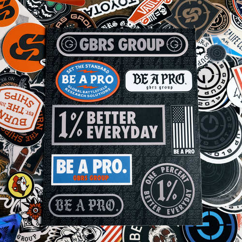 【软趴趴复刻】GBRS Group “BE A PRO”贴纸