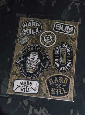 【软趴趴复刻】GBRS Group x BUM Energy 贴纸