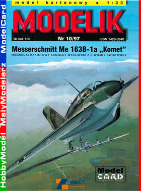 Modelik 1997-10 - Messerschmitt Me-163B Komet (1)
