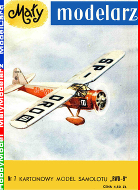 Maly Modelarz 1958-07 - Samolot RWD-9