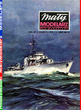 Maly Modelarz 1973-02 - Niszczyciel Burza