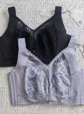 新品娅筑内衣Y13 大胸显小超薄宽软圈全罩杯宽肩带收副乳调整文胸