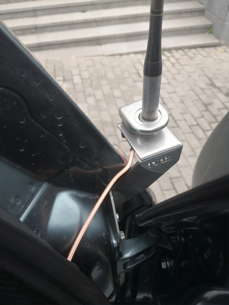 베이징 BJ60 수정된 특수 자동차 라디오 라디오 안테나에 적합 스테인레스 스틸 도난 방지 브래킷 카드 가장자리