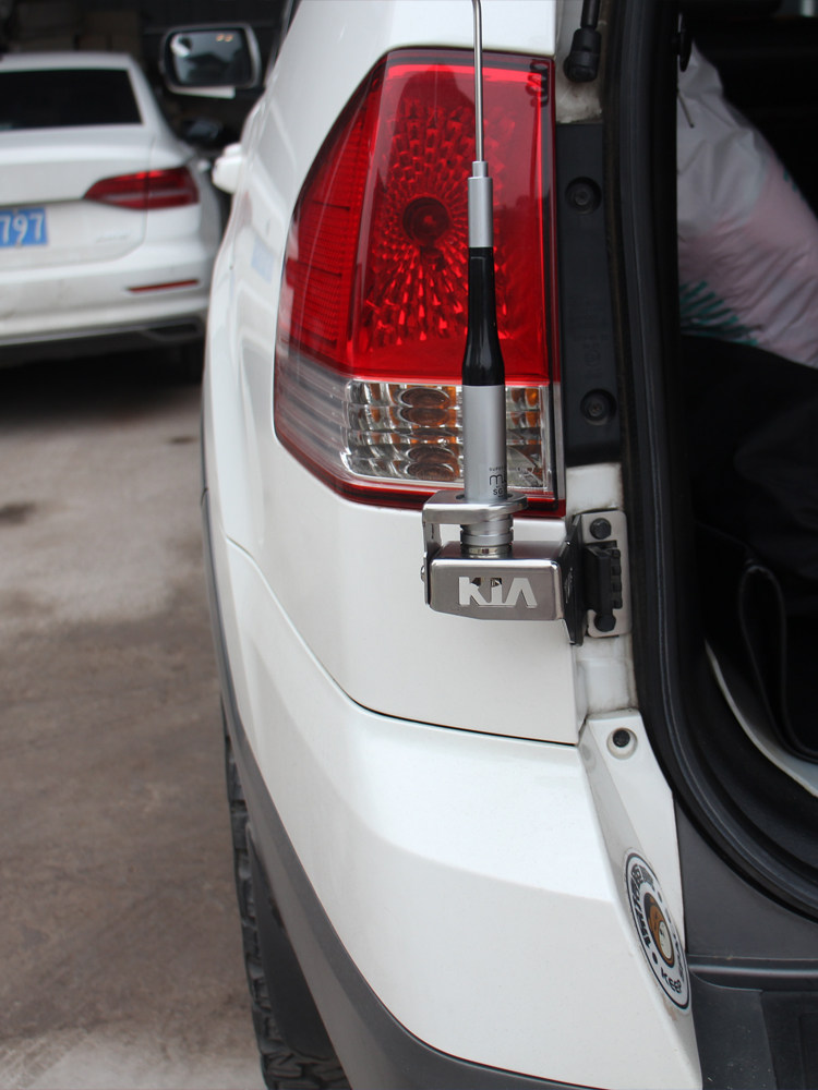 기아 보레고 자동차 전용 스테인레스 스틸 자동차 라디오 방송국 무전기 도난 방지 안테나 브래킷