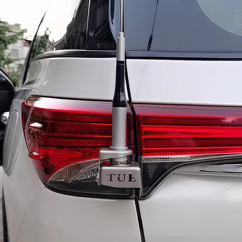 TOYOTA RUNNER FORTUNER TRAVERSE 자동차 라디오 라디오 워키 토키 안테나 도난 방지 브래킷 카드 가장자리에 적합