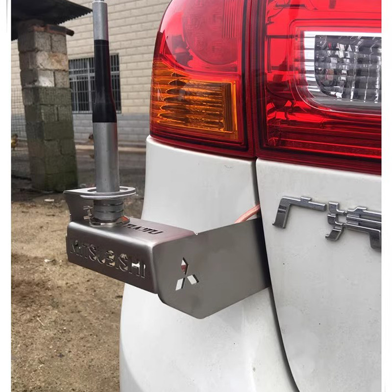 MITSUBISHI OUTLANDER JINXUAN 수정된 자동차 전기 라디오 워키 토키 안테나 모종 도난 방지 브래킷 카드 가장자리에 적합