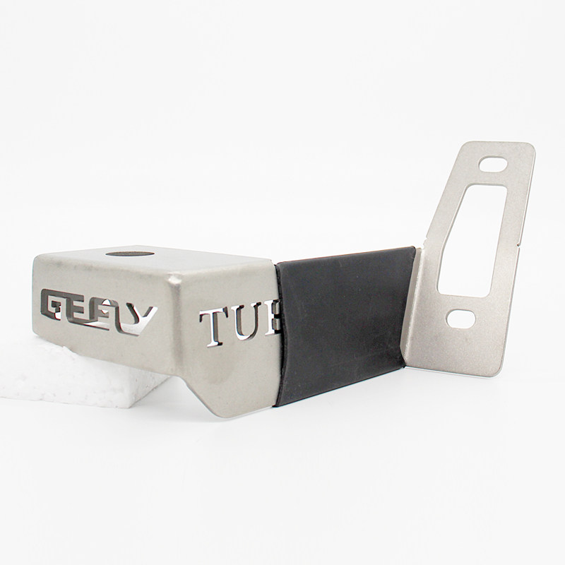 GEELY BOBOYUE 수정된 특수 자동차 핸드 스테이션에 적합 무전기 안테나 스테인레스 스틸 도난 방지 브래킷 카드 가장자리