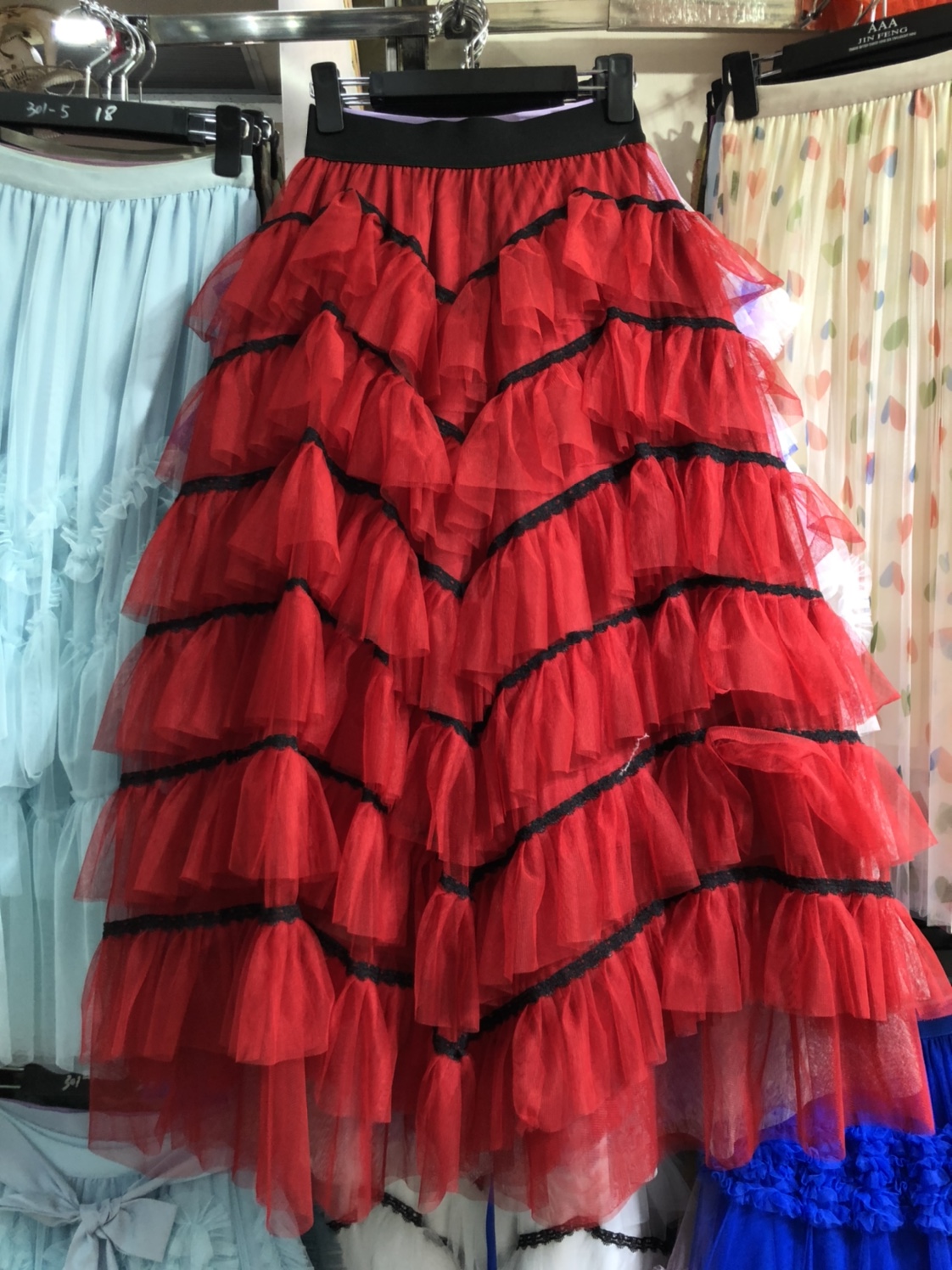 网纱蛋糕半身裙舞蹈裙超仙长裙