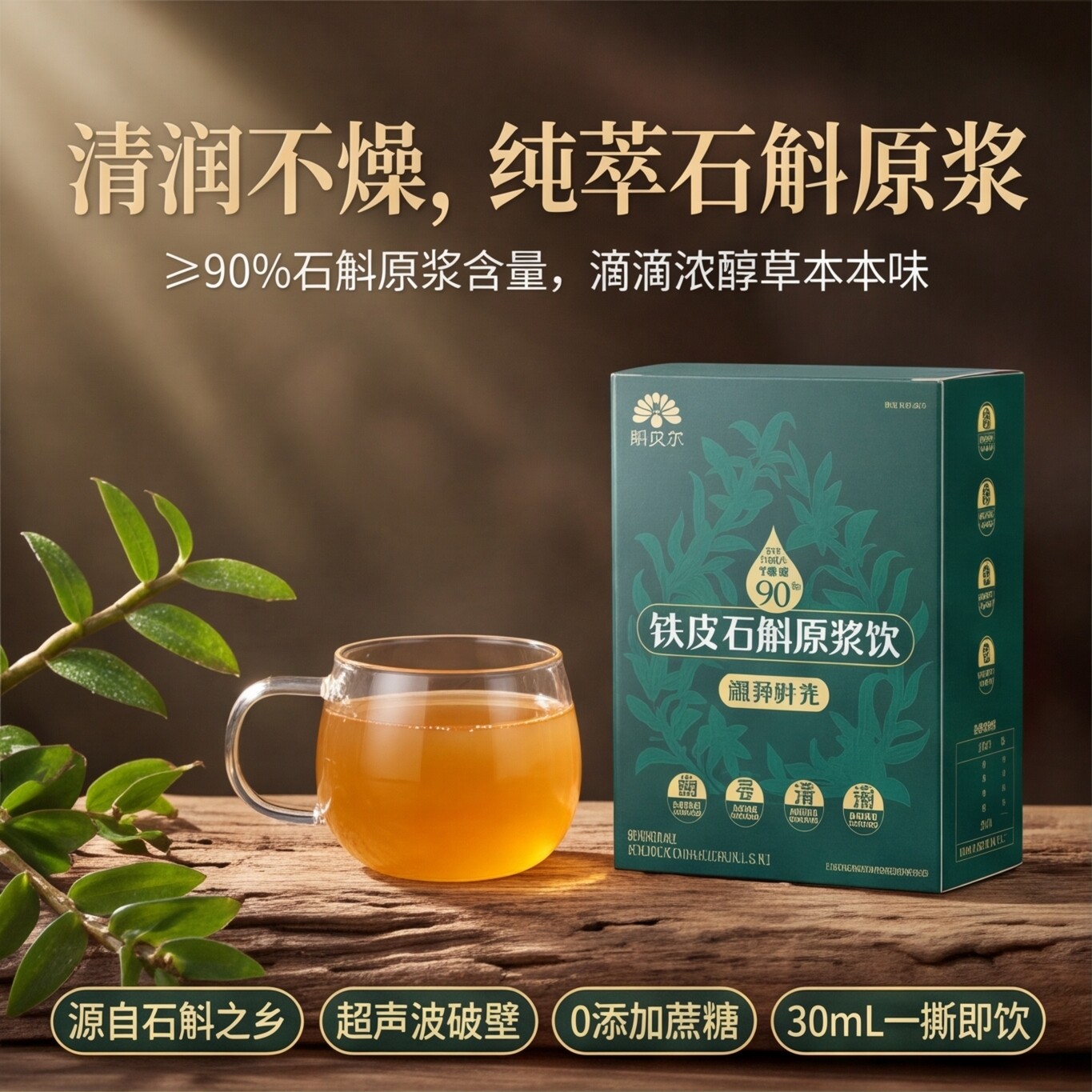 万鸿瑞高黎贡山铁皮石斛原浆饮
