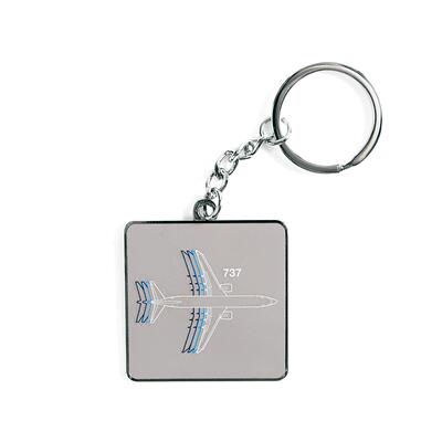 珠海飞行商店波音正品钥匙扣Boeing 737 Motion Keychain