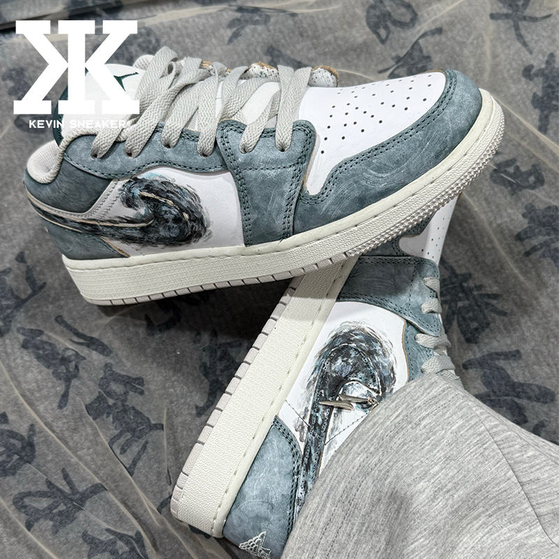 定制AirJordan1太虚幻境手绘