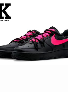 球鞋定制NikeAirForce1Low空军一号蝴蝶公主解构贴皮简约低帮板鞋