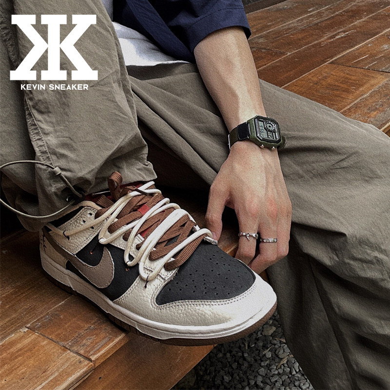 Nike耐克气泡水母徒步男低帮板鞋