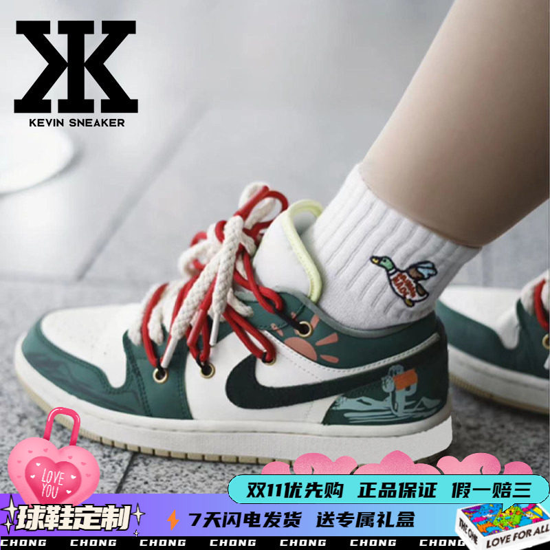 Nike耐克复古系带女低帮板鞋