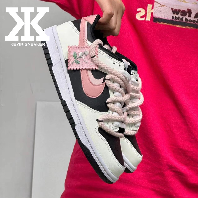 Nike耐克芭比花园系带男女低帮板