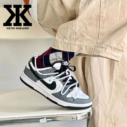 Nike耐克色渡鸦系带女低帮板鞋